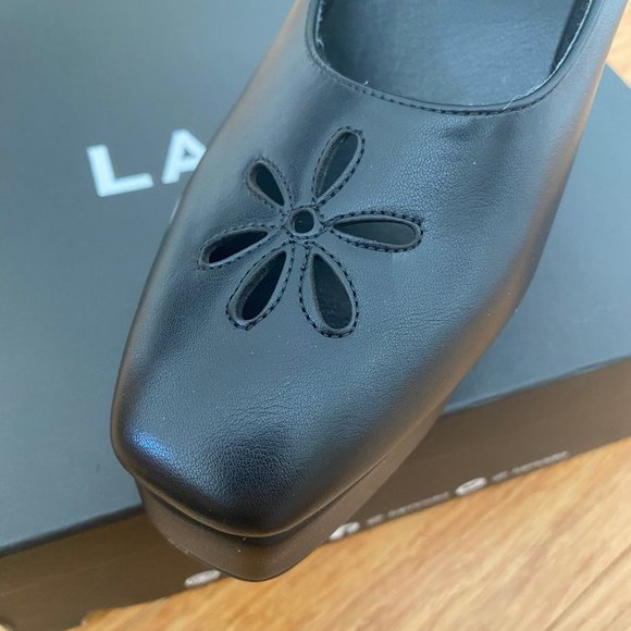 NWT Lamoda Platform Flower Mary Jane Heels Size 10 - Picture 6 of 13